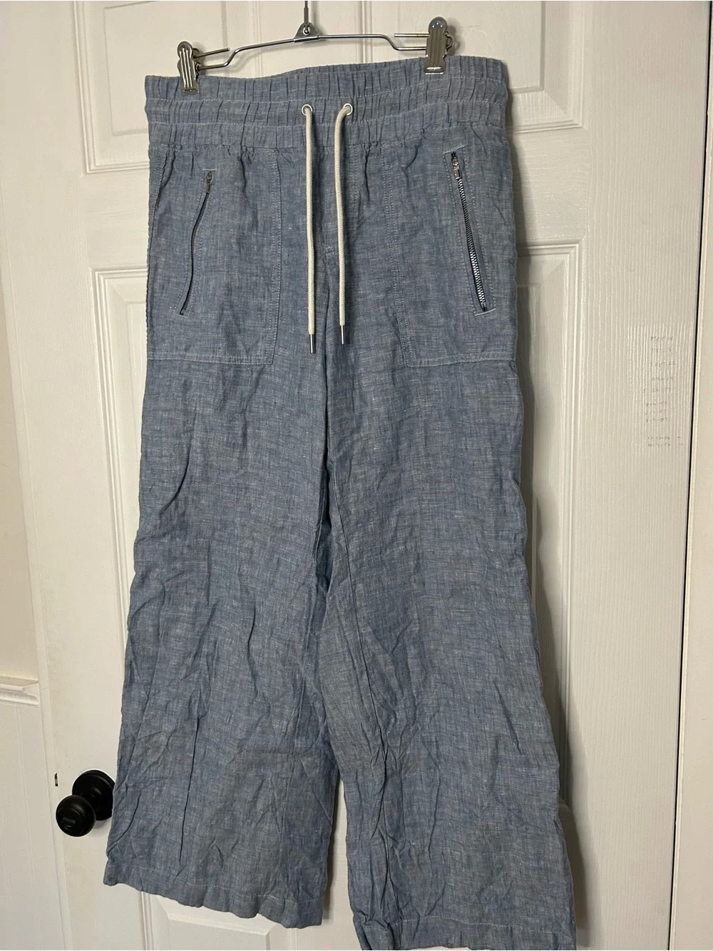Athleta Cabo Linen Wide Leg Pants - Picture 5 of 16